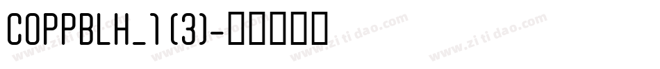 COPPBLH_1 (3)字体转换